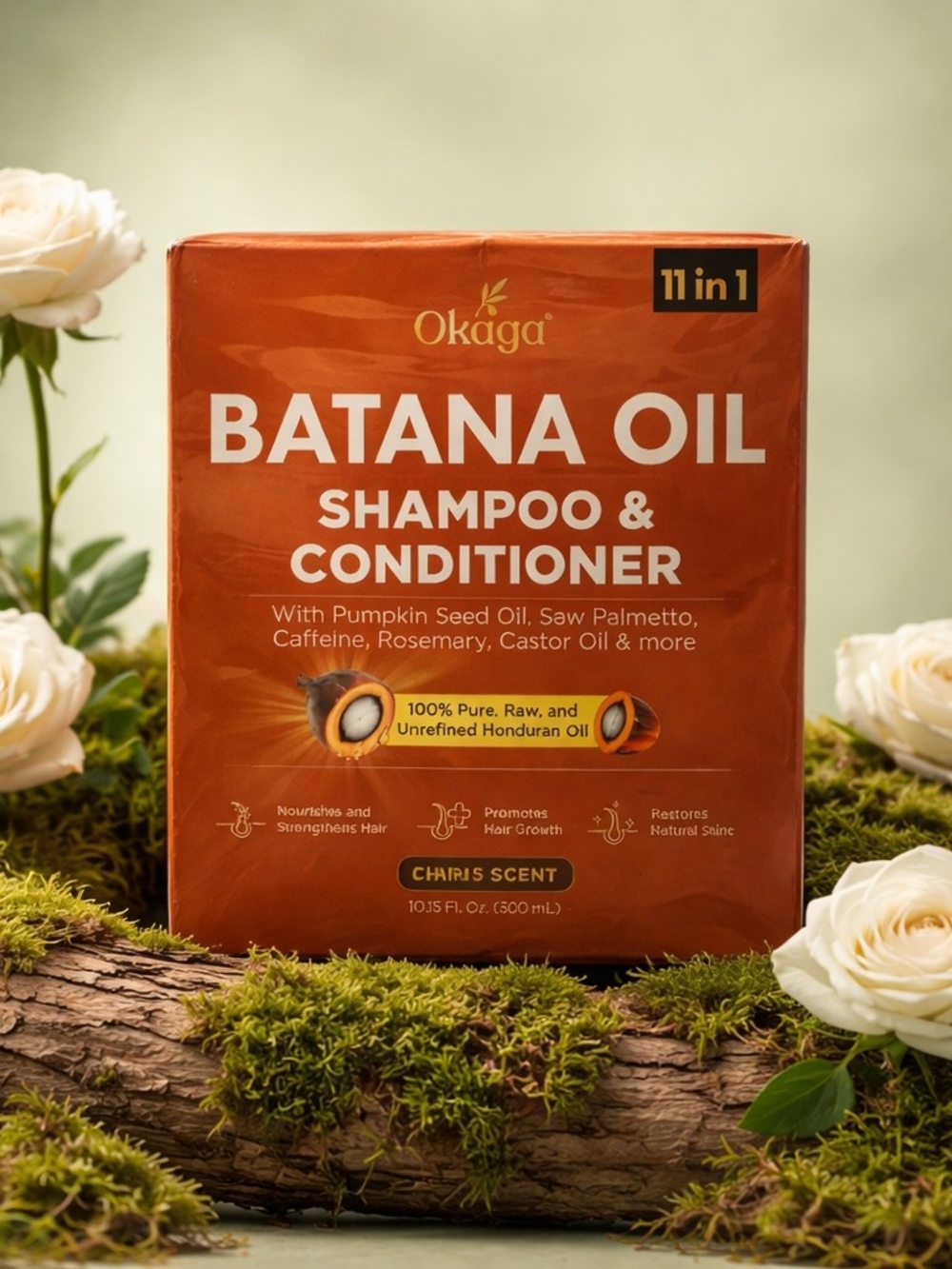 Batana Oil Shampoo & Conditioner - Brown Nourishing Hair Wash